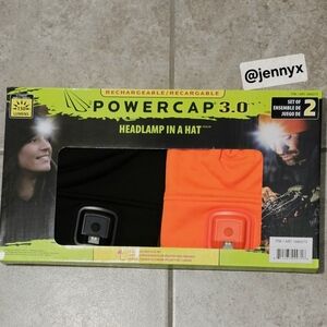 NEW Panther Vision Rechargeable Powercap LED 3.0 Headlamp Hat Beanie 2 P…